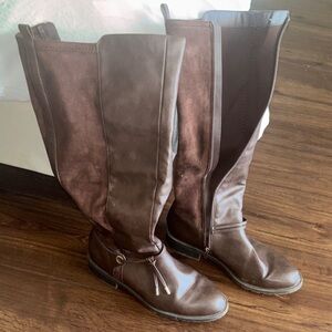Style & Co. Rich Brown Over the Knee Boots